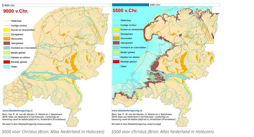 Maak een reis door 12.000 jaar landschapsgeschiedenis | Atlas Leefomgeving